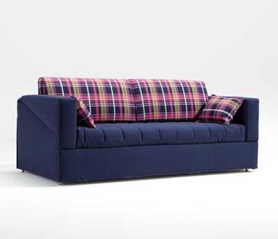 Cupe 3 seters sovesofa 224x90x90cm stoff Cat. A