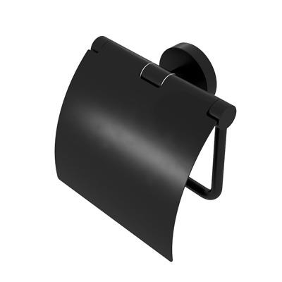 NEMOX BLACK Toalettpapirholder m/lokk Sort matt 916508-06