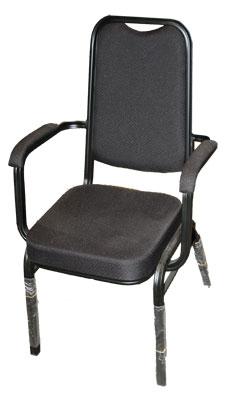 Konferans/Bankett stol svart